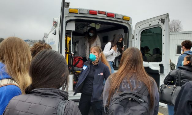 City Ambulance Visits Fortuna High Students