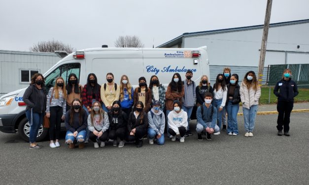 City Ambulance Visits Fortuna High Students