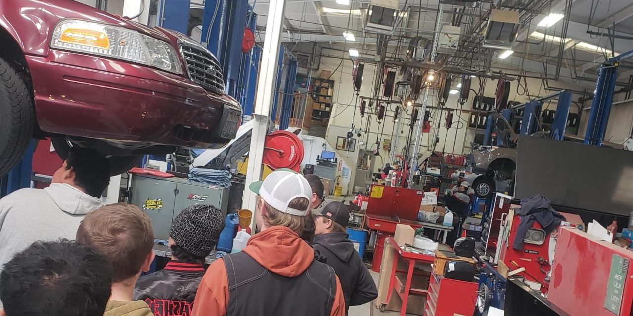 Eureka High Students Visit Harper Motors