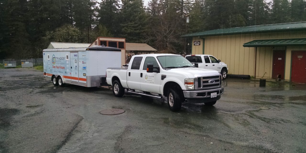 The Mobile Trades Lab Floats to South Fork HS