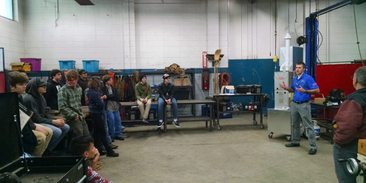 EHS Students Visit Evans Mechanical