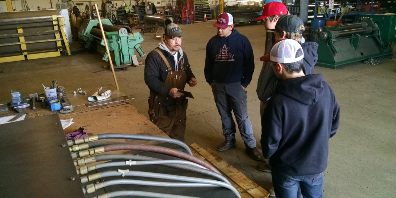 Eureka High Students tour O&M Industries