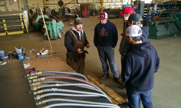 Eureka High Students tour O&M Industries