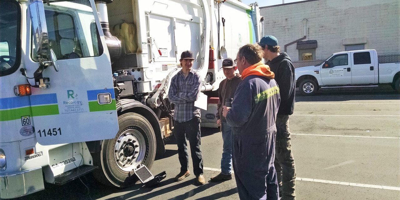 EHS Auto Shop Students Learn About Heavy Truck Repair With Recology