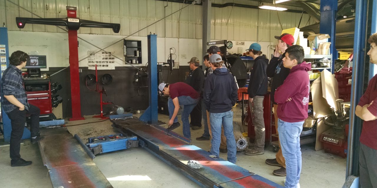 EHS Auto Shop Students Visit Lithia Dealership